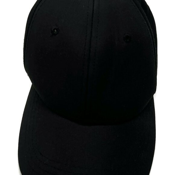 Dicks‎ Sporting Goods Solid Plain Black Baseball Hat Cap Adjustable - Picture 2 of 6